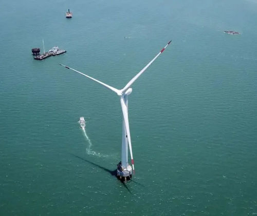 Turbina de viento costero