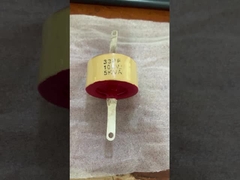 Condensador cerámico de alta frecuencia de 10KV 33PF utilizado en campos de alta frecuencia con alta estabilidad