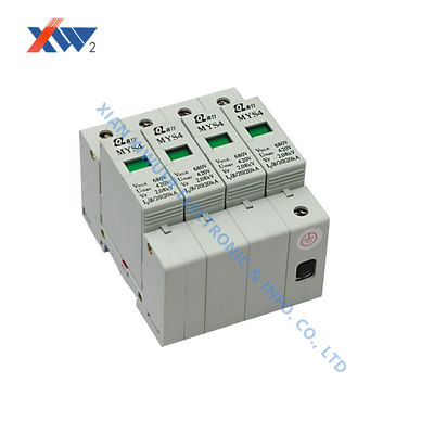 Buen precio (L/N PE) protector de sobretensiones 40kA 420V 20KA de la corriente ALTERNA MYS4 420/20 en línea