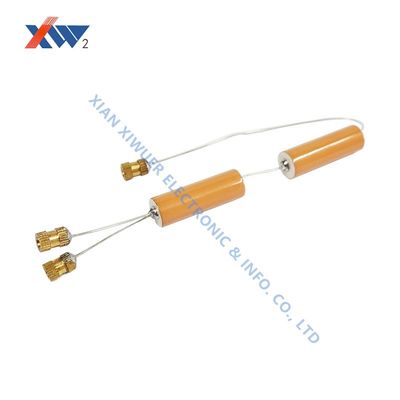 Calidad El condensador de cerámica de alto voltaje modificado para requisitos particulares Rod 36KV 45PF cubrió disponible fábrica