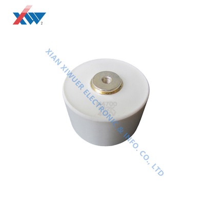 Condensadores de cerámica de alto voltaje de DC del disco, terminal de tornillo que monta 10KVDC a 120KVDC