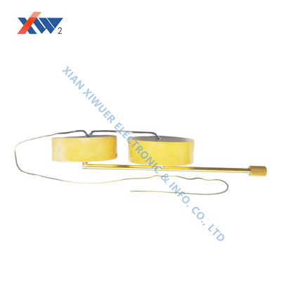 Capacitador de pulso de resistencia de alto voltaje 15kV 1000pF Capacitador cerámico para suministro de energía de alto voltaje