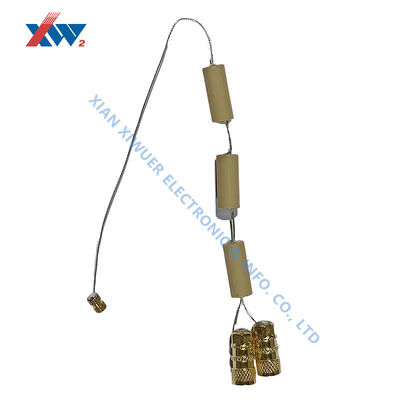 Condensador cerámico de alto voltaje de 40,5 kV y 45 pF con terminal de tapa grande